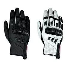 Guantes Profesionales Piel Motocicleta Nudillos Ropa Protect