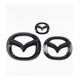 Emblema Logo Parrilla Negro Mazda 3 2023 2021 2019 Sedan Hb