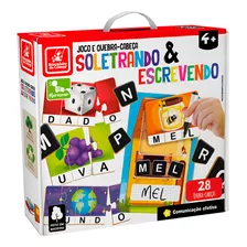 Jogo E Quebra Cabeça Soletrando E Escrevendo Montessori