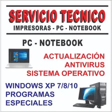 Servicio Tecnico Pc Notebook Laptop Monitores Flores Caba