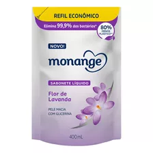 Sabonete Líquido Monange Flor De Lavanda Refil 400ml