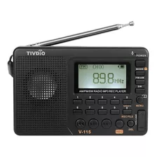 Tivdio Fm/am/sw Radio Parlantes Bajo Reproductor Mp3