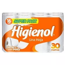 Higienol Blanco 16 Rollos X 30 Metros