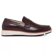 Sapato Social Masculino Casual Mocassim Couro Legitimo 132