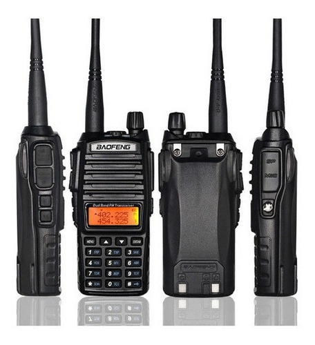 Kit 2 Radio Walkie Talkie Baofeng Uv82 Largo Alcance Uhf Vhf Foto 5