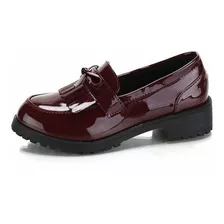 Oxfords Cuero Puntera Redonda Zapatos Casual Hombre X-9010