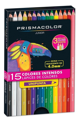 Colores Prismacolor Junior X 15 Col Box  X 6