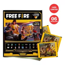 Livro Álbum Free Fire Capa Brochura Com 30 Cromos