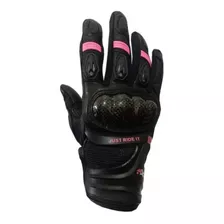 Guantes Moto Atrox Nf-4148 Negro Rosa