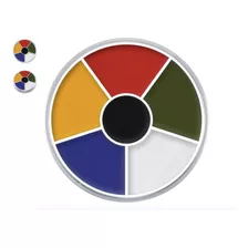 Kryolan - Cream Color Circle - Multi Color 30g Tom Multicolor