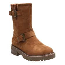 Bota Azaleia Colonia Cognac Mujer