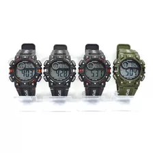 Reloj Digital Hombre Soho Modelo Ch248 Sumergible 50 Metros