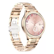 Reloj Inteligente Mujer Xst Praga Smartwatch Llamadas Wsp Caja Rose Gold Malla Rose Gold Bisel Rose Gold Diseño De La Malla Acero Inoxidable