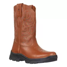 Bota Masculina Marrom Bico Redondo Cow Way 33293