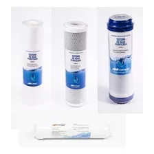 Remplazo Filtros 1er Cambio Hydrox60 Mirage. Etapas 1,2,3,5 Color Blanco Y Azul