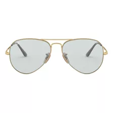 Lente De Sol Ray Ban Rb3689 Aviator Metal Ii Atemporal Blue