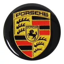 Emblema Adesivo Resinado Porsche 51mm