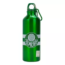 Garrafa Alumínio Com Prendedor 500ml - Palmeiras