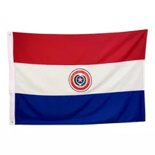 Bandeira Do Paraguai Padrão Oficial 4 Panos (2,56 X 1,80) 