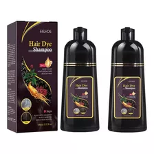  Champús Instantáneos Para Teñir El Cabello Castaño + Negro