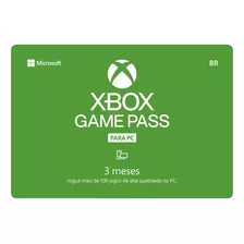 Pc Game Pass 3 Meses Codigo 25 Digitos Microsoft Computador