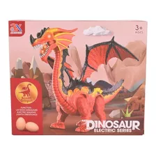 Dragon Interactivo Con Movimiento Camina Y Pone Huevos 35cm