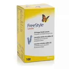 Freestyle Lancetas Caja De 100 Unidades