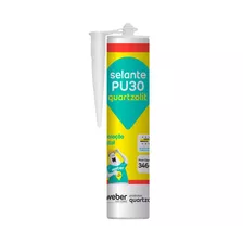 Adesivo Silicone Selante Pu30 Branco 346gr Quartzolit