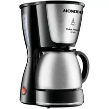 Cafeteira Mondial Dolce Arome Inox C-34 Preta 220v Cor Cinza