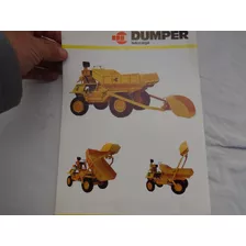Folleto Tractor Antiguo Dumper Citroen 3cv 2cv No Manual