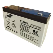 Bateria 6v 10ah Recargable Ritar Rt6100 Balanzas Y Carritos