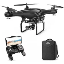 Drone Profesional Snaptain Gps Cámara 2ejes 2k Wifi 5g Sp600 Color Negro