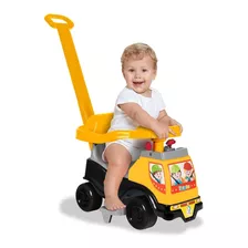 Totoka Andador C/ Haste Infantil Carrinho Motoca Velotrol