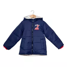 Campera Marvel Puffer Impermeable Abrigada Licencia Oficial