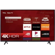 Tcl 65 Class 4 Series 4k Uhd Hdr Roku Smart Tv 65s425