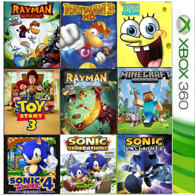 Kit 2 Jogos Infantis A Sua Escolha - Mídia Digital Xbox 360