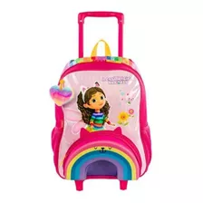 Mochila De Roda A Casa Mágica Da Gabby - Rainbow