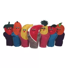 Fantoches Frutas 7 Personagens Ciabrink
