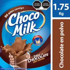 Choco Milk Alimento En Polvo Fortificado Para Leche Sabor Chocolate Lata 1750 G