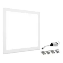 Painel Led Embutir 36w Quadrado 40x40 Branco Quente 2700k