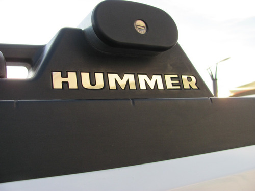 Letras Logotipo Hummer H2 2003-2010 Rack Techo Ac Inoxidable Foto 2