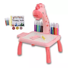Brinquedo Lousa Mágica Mesinha Projetor Pintura Infantil