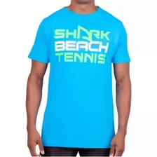 Camiseta Masculina Manga Curta Shark Beach Tennis Esporte