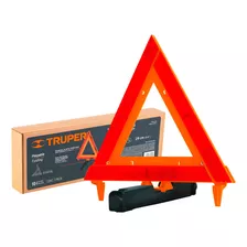Triángulo De Seguridad, De Plástico, 29 Cm Truper 10943