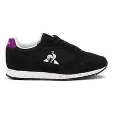 Zapatillas Le Coq Sportif Alpha W Sport Negro Violeta Mujer