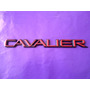 Emblema Cavalier Chevrolet Rojo Palabra Lateral O Cajuela 