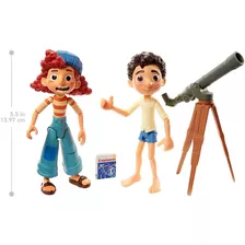 Figura Disney Pixar Luca Y Giulia+accesorios Original Mattel