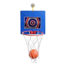 Cesta De Basquete Tabela Infantil + Bola E Rede Super Herói