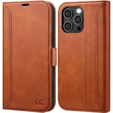 Funda Ocase Para iPhone 14 Pro Shockpr Wallet Brown2