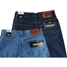 Kit 2 Calça Jeans Lee Chicago Masculina Tradicional Algodão 